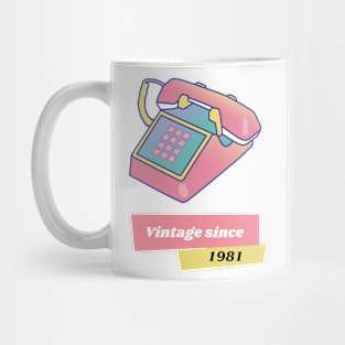 Vintage since 1981 Mug